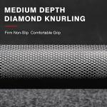 LIONSCOOL 7ft Olympic Barbell - 500lbs Capacity