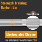 7Ft Olympic Barbell - 700lbs Capacity Strength Training