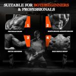 57" Olympic Barbell for Weight Lifting and Strength