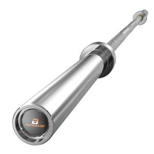 PAPABABE 7ft Olympic Barbell - 45lb Weight Capacity