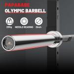 PAPABABE 7ft Olympic Barbell - 45lb Weight Capacity