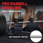 PAPABABE 7ft Olympic Barbell - 45lb Weight Capacity