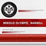 Mikolo 7ft Olympic Barbell for Weightlifting