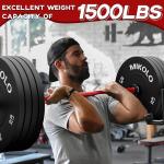 Mikolo 7ft Olympic Barbell for Weightlifting