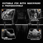 LAVVON 55" Olympic Barbell for Weight Lifting