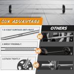 LAVVON 55" Olympic Barbell for Weight Lifting