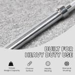 Fitvids Olympic Weightlifting Barbell, 700 lbs Capacity