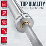 Iron Crush 7-Foot Olympic Barbell for Home Gym