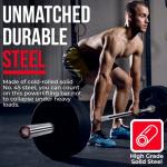 Iron Crush 7-Foot Olympic Barbell for Home Gym