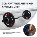 Fitvids 48-Inch Olympic Curl Barbell in Alloy Steel