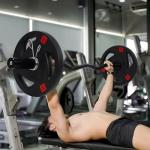 Fitvids 48-Inch Olympic Curl Barbell in Alloy Steel