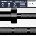 TECHNOAGE 7FT Olympic Barbell for Weightlifting