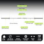 Handbode 7ft Olympic Barbell - 1000lb Weight Capacity