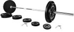 Fitvids 2-Inch Olympic Barbell Set with Weights