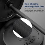 DERACY Adjustable 43lbs Barbell Weight Set