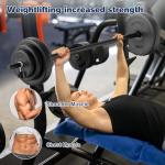 DERACY Adjustable 43lbs Barbell Weight Set