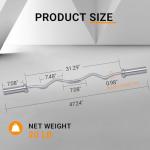 Elevon 48" Olympic Curl Barbell for Biceps