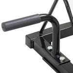 Barbell Bumper Plate Rack with Wheels and Handle
