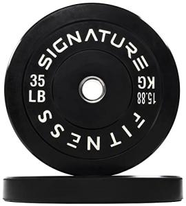 Fitvids 35LB Olympic Bumper Plates, Pair