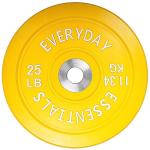 BalanceFrom 25LB Color Coded Bumper Plates Pair