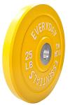 BalanceFrom 25LB Color Coded Bumper Plates Pair