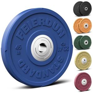 FEIERDUN Olympic Bumper Weight Plate for Training