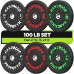 High-Bounce Colored Bumper Plates for Weightlifting