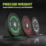 High-Bounce Colored Bumper Plates for Weightlifting