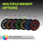 High-Bounce Colored Bumper Plates for Weightlifting