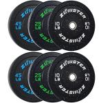 Zoomster Olympic Bumper Weight Plates Set 160LB