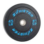 Zoomster Olympic Bumper Weight Plates Set 160LB