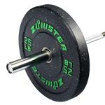 Zoomster Olympic Bumper Weight Plates Set 160LB