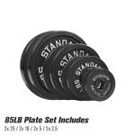 85LB Olympic Weight Plates Set for Lifting