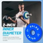 Egles 5LB Rubber-Coated Olympic Change Plates Pair