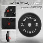 Fitvids 120-Pound Olympic Bumper Plate Set
