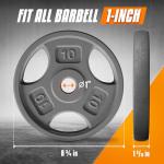 Yes4All 10lb Cast Iron Weight Plates for Dumbbells