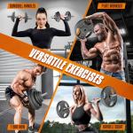 Yes4All 10lb Cast Iron Weight Plates for Dumbbells