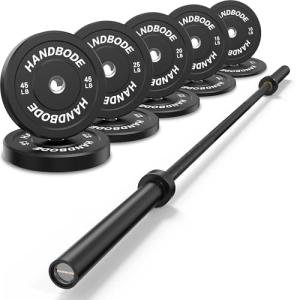 230 lb Set of Olympic Bumper Plates