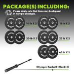 230 lb Set of Olympic Bumper Plates