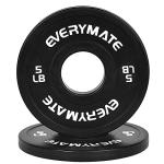 EVERYMATE 5LB Fractional Olympic Weight Plates Set