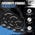 EVERYMATE 5LB Fractional Olympic Weight Plates Set