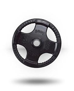 Body-Solid 100lb Rubber Coated Olympic Weight Plate