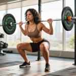 XDDIAS Olympic Rubber Bumper Plates Set, 20-260lbs