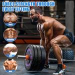 XDDIAS Olympic Rubber Bumper Plates Set, 20-260lbs