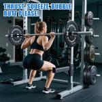 XDDIAS Olympic Rubber Bumper Plates Set, 20-260lbs