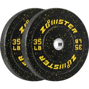Hi-Temp Olympic Bumper Plates with Steel Insert (35LB x 2)