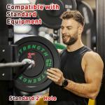 Rubber Bumper Weight Set for Home Gym