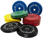 25LB Olympic Bumper Plate Weight Plates, Pair