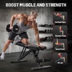FLYBIRD Adjustable Multi-Purpose Weight Bench