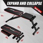 Adjustable Weight Bench for Home Gym Workouts